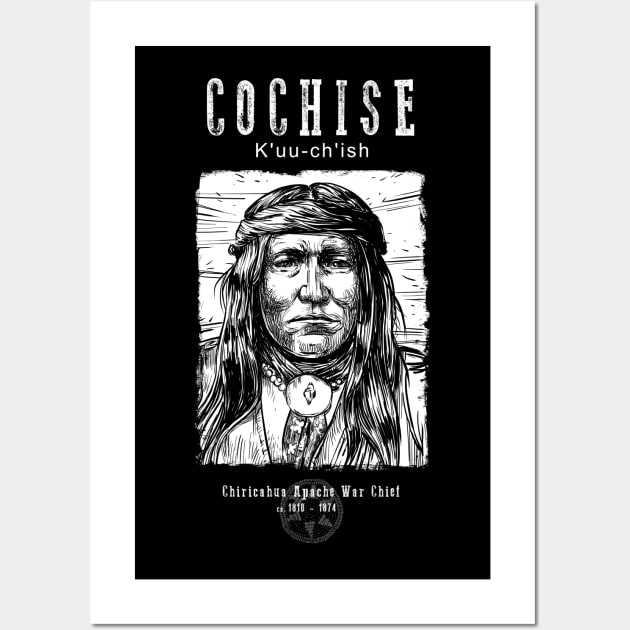 Chief Cochise, Apache, American Indian, History, Wall Art by StabbedHeart